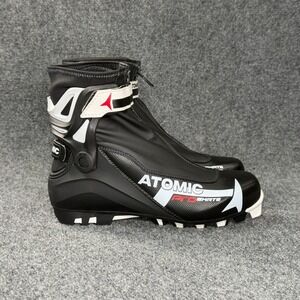 Atomic Pro Skate Cross Country Ski Boots Men's 8.5 Black White Red Performance